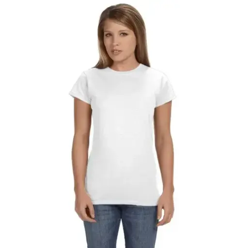 Gildan Ladies' Softstyle 7.5 oz./lin. yd. Fitted T-Shirt | G640L  - Full Color Print - No Minimum